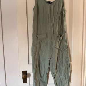 Ilana Kohn Gary Linen Sleeveless Jumpsuit